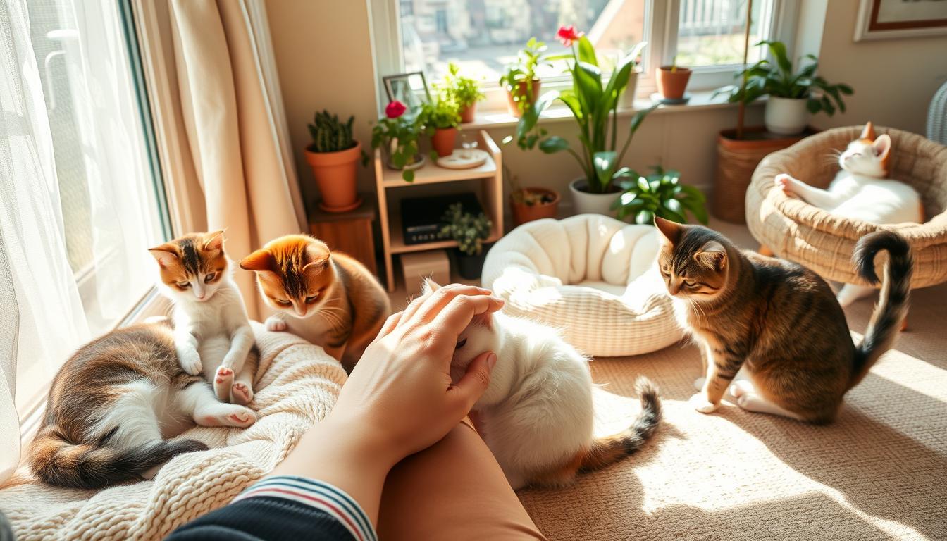 17 signs your cat loves you