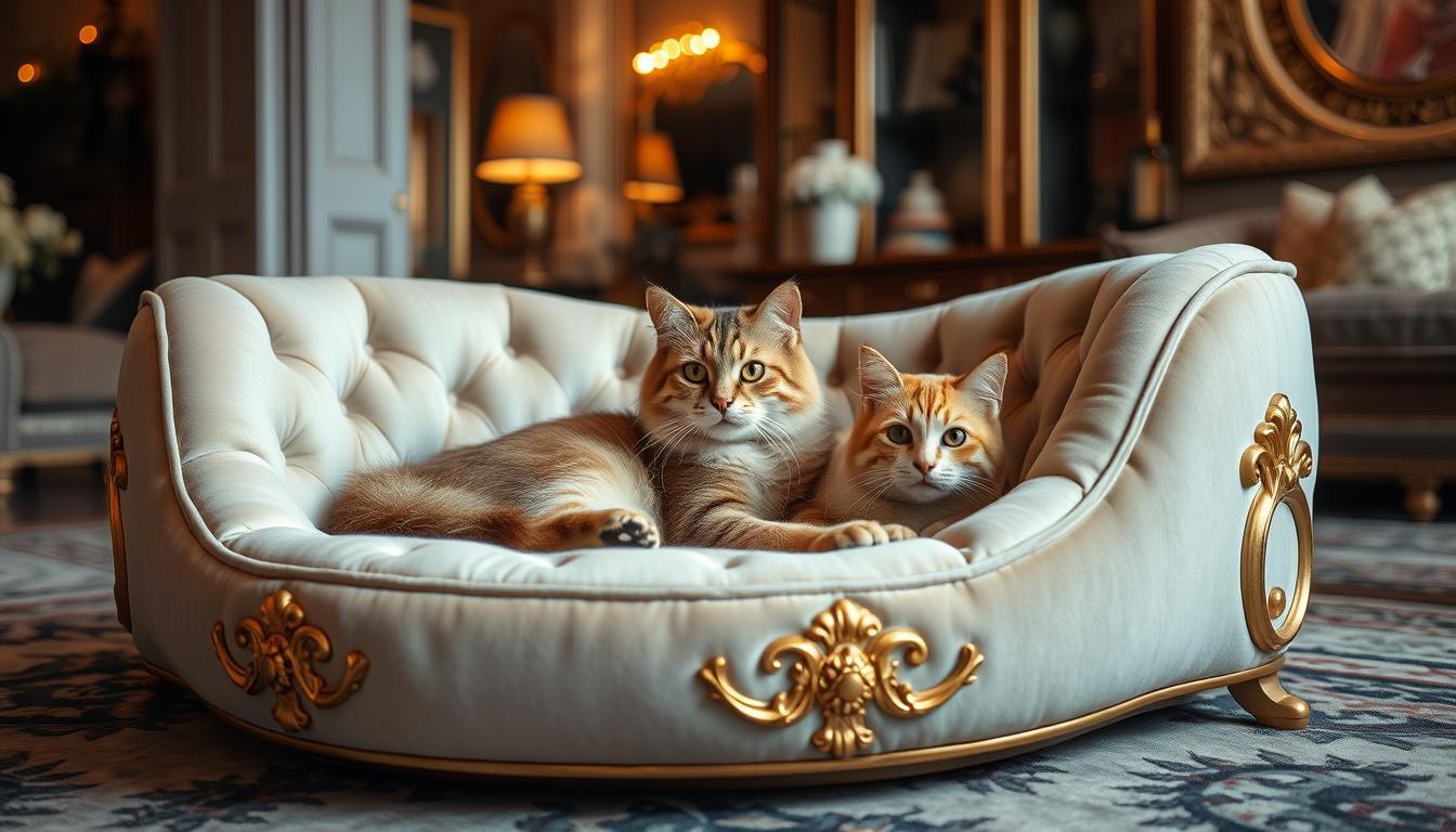 luxury cat bed